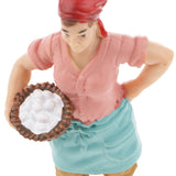 Maxbell Realistic Female Farmer People Figurine Model Action Figure Kids Toy Gift #2