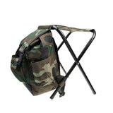 Maxbell 2 in 1 Fishing Stool Tackle Backpack Foldable Seat Camping Hunting Rucksack
