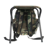 Maxbell 2 in 1 Fishing Stool Tackle Backpack Foldable Seat Camping Hunting Rucksack