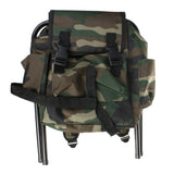 Maxbell 2 in 1 Fishing Stool Tackle Backpack Foldable Seat Camping Hunting Rucksack