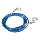 Maxbell 4m Steel Wire Rope Winch Cable Hook Tow for Truck Flatbed Boat Car Emergency