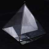 Maxbell Glass Pyramid Shape Clear Tabletop Succulent Plant Terrarium Box Hanging Planter Flower Fern Moss Pot