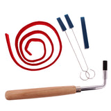 Maxbell Piano Felt Temperament Strip and 3 Rubber Mutes Hammer Kits for Tune Fixing
