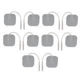 Maxbell Lot of 10pcs REUSABLE SELF-ADHESIVE Replacement Pads Electrode Digital Massager Therapy Patches 1.6x1.6 "