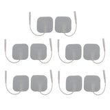 Maxbell Lot of 10pcs REUSABLE SELF-ADHESIVE Replacement Pads Electrode Digital Massager Therapy Patches 1.6x1.6 "