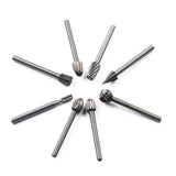 Maxbell Set of 20pcs 1/8" 3mm Shank Titanium HSS Router Bit Trimmer For Rotary Tool