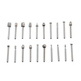 Maxbell Set of 20pcs 1/8" 3mm Shank Titanium HSS Router Bit Trimmer For Rotary Tool