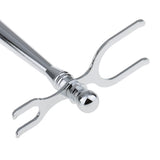 Maxbell Salon Double-Ended Shaving Tool Display Stand Rack Shave Brush Safety Holder Weighted Base