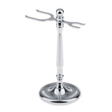 Maxbell Salon Double-Ended Shaving Tool Display Stand Rack Shave Brush Safety Holder Weighted Base