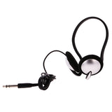 Maxbell Black with Cable 6.3 mm headphones for digital piano keyboard instrumen