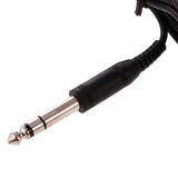 Maxbell Black with Cable 6.3 mm headphones for digital piano keyboard instrumen