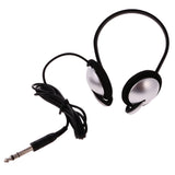 Maxbell Black with Cable 6.3 mm headphones for digital piano keyboard instrumen