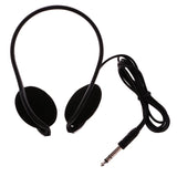 Maxbell Black with Cable 6.3 mm headphones for digital piano keyboard instrumen