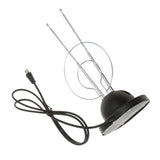 Maxbell Universal Rabbit Ear UHF/VHF Color Antenna with Push-on Connectors