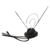 Maxbell Universal Rabbit Ear UHF/VHF Color Antenna with Push-on Connectors