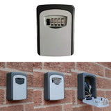 Maxbell Outdoor High Security Wall Mounted Key Safe Box Secure Lock 4 Digital Combination Keys Cabinet