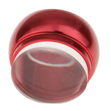 Maxbell Pretty Transparent Nail Art Stamping Stamper Scraper Image Plate Manicure Tool Marshmallow Silicone Jelly Stamper with Cap