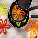 Maxbell 6pcs Flower Dining Table Pot Mat Trivet Easter Christmas Party Décor
