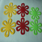 Maxbell 6pcs Flower Dining Table Pot Mat Trivet Easter Christmas Party Décor