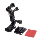 Maxbell Curved J-Hook Adhesive Buckle Mount Flat Base w/ Screw for GoPro Hero 2 3+ 4