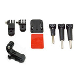 Maxbell Curved J-Hook Adhesive Buckle Mount Flat Base w/ Screw for GoPro Hero 2 3+ 4