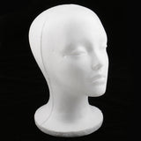 Maxbell Foam Female Mannequin Head Wigs Hat Glasses Shop Display Stand Holder