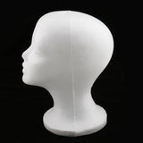 Maxbell Foam Female Mannequin Head Wigs Hat Glasses Shop Display Stand Holder