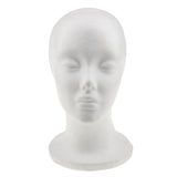 Maxbell Foam Female Mannequin Head Wigs Hat Glasses Shop Display Stand Holder