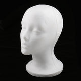 Maxbell Foam Female Mannequin Head Wigs Hat Glasses Shop Display Stand Holder