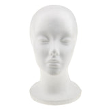 Maxbell Foam Female Mannequin Head Wigs Hat Glasses Shop Display Stand Holder