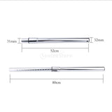 Maxbell 1.25 inch/32mm Dia. Telescopic Vacuum Tube Extension Wand Stainless Steel