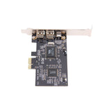 Maxbell PCIE PCI-E Firewire IEEE 1394 2+1 3Port Controller Card for Desktop Computer