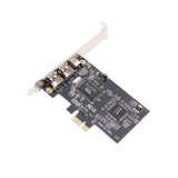 Maxbell PCIE PCI-E Firewire IEEE 1394 2+1 3Port Controller Card for Desktop Computer