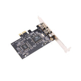 Maxbell PCIE PCI-E Firewire IEEE 1394 2+1 3Port Controller Card for Desktop Computer