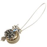 Maxbell Novelty Magnetic Curtain Tieback Chain Buckle Drape Blind Sheer Curtain Holdback Clip in Owl Shape, Bronze