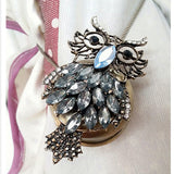 Maxbell Novelty Magnetic Curtain Tieback Chain Buckle Drape Blind Sheer Curtain Holdback Clip in Owl Shape, Bronze