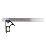 Maxbell 300mm(12'') Adjustable Engineers Combination Try Square Set Right Angle Ruler