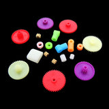 Maxbell Set Assorted 0.4 Modulus Colorful Hand DIY Toy Plastic Gear Kit