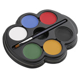 Maxbell 6 Colors Face Body Paint Palette Fun Halloween Fancy Painting Make Up Kit Set for Kids