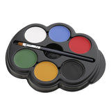 Maxbell 6 Colors Face Body Paint Palette Fun Halloween Fancy Painting Make Up Kit Set for Kids