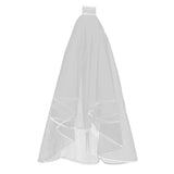 Maxbell 2 Layer Wedding Veil with Comb and Bride to be Satin Sash Party Decoration