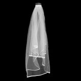Maxbell 2 Layer Wedding Veil with Comb and Bride to be Satin Sash Party Decoration