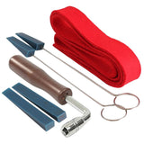 Maxbell Professional Piano Tuning Kits Set 1 Hammer & 1 Temperament Strip & 4 Mutes for Piano Mantianance