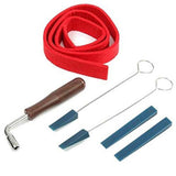Maxbell Professional Piano Tuning Kits Set 1 Hammer & 1 Temperament Strip & 4 Mutes for Piano Mantianance