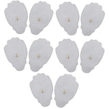 Maxbell 10x Reusable Tens Machine Massager Patches Units Replacement Electrode Pads