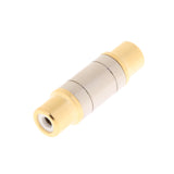 Maxbell 2 Pieces Gold Plated RCA Phono Female to Female Connector Audio Coupler Adapter