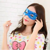 Maxbell Sleep Eye Mask Hot Cool Men Women Gel Sleeping Mask Light Block Blue