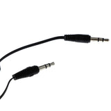 Maxbell 3.5mm Male to Male Auxiliary Telescopic Cable for PC MP3 Car Black