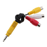 Maxbell 3.5mm Male to 3 RCA Audio Video Connector Cable AUX Adapter TV Cord Wire