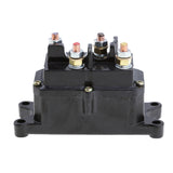 Maxbell Universal 12V Solenoid Relay Contactor Winch Rocker Switch Thumb & 6 Connector Caps ATV